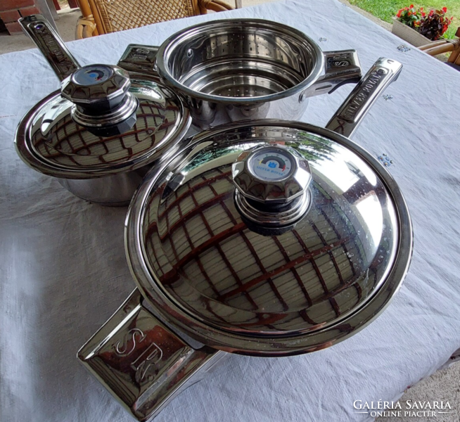 Silver royal soling stainless 5-piece cookware set