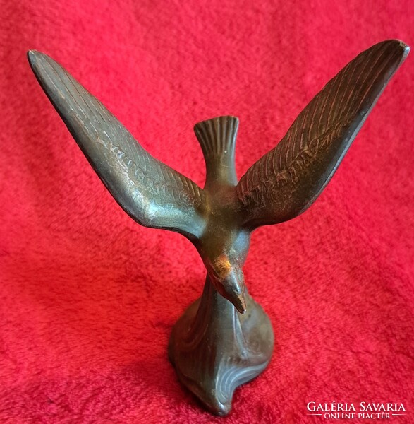 Seagull bird bronze sculpture (l3870)