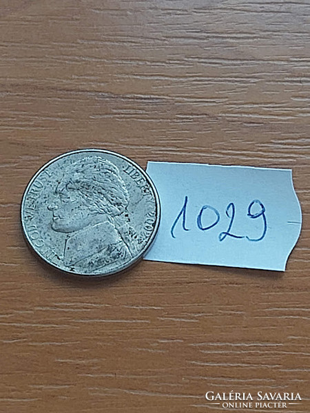 Usa 5 cent 2002 p, jefferson 1029.