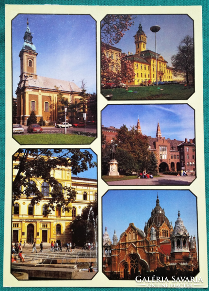 Szeged részletek, postatiszta képeslap