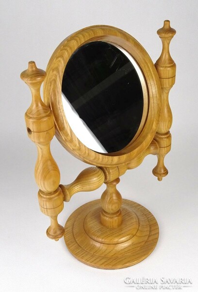 1N389 Szép állapotú billenő borotválkozó tükör pipere tükör 28 cm