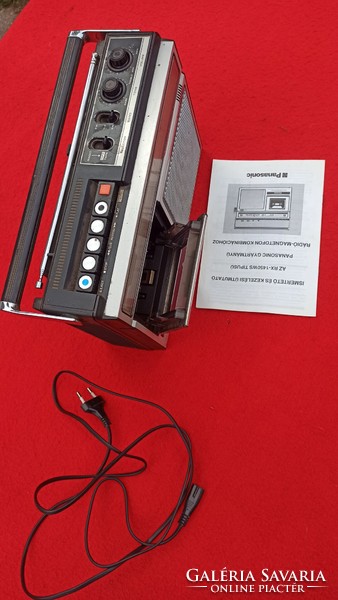 Panasonic radio tape recorder