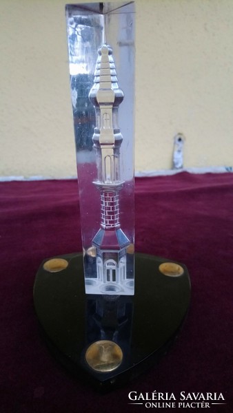 Art deco plexiglass retro designe minaret from the 1960s