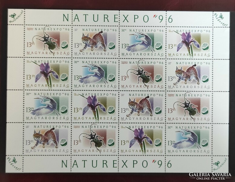 1996. Naturexpo complete sheet.**