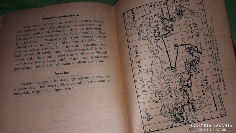1930 cca.Richard Katz: Röptében a világ körül könyv képek szerint TOLNAI