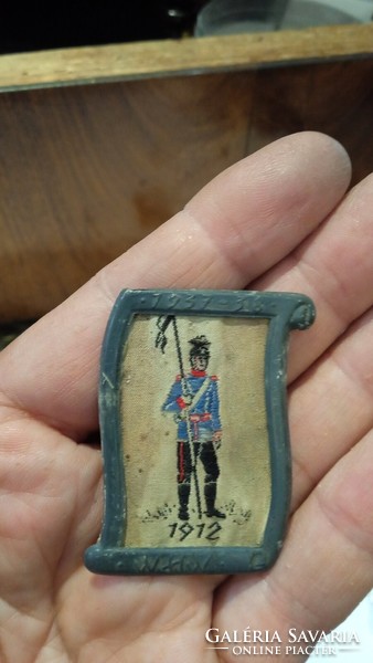 I. Vh soldier, copper, hand painted, 6 cm rarity, for collectors.