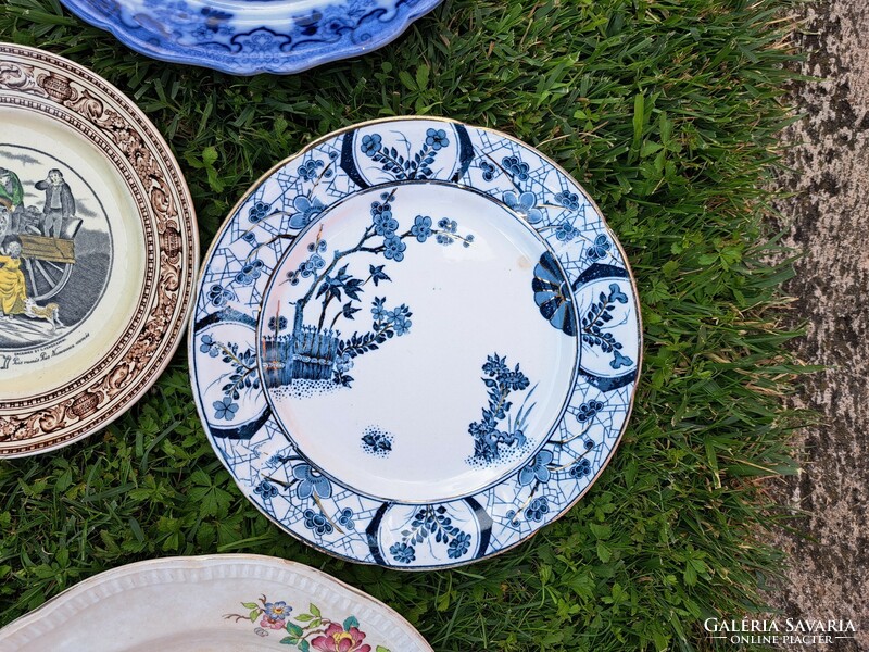 Gyönyörű fajansz tányérok tányér Villeroy&Boch Dresden Fenton , Irons Tone China Chusan