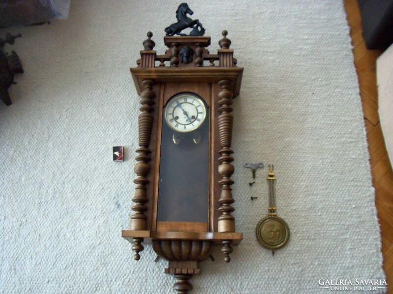 Antique junghans wall clock pendulum clock wall clock