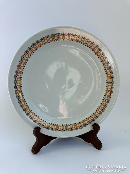 2 db Alföldi Terrakottás - Barna porcelán lapos tányér 24 cm