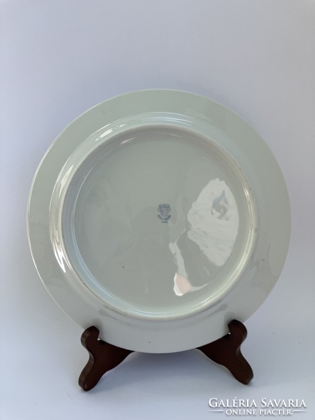 Alföldi Népi - Virágos porcelán lapostányér 24 cm