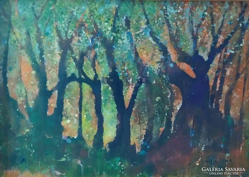 Abstract painting called Forest