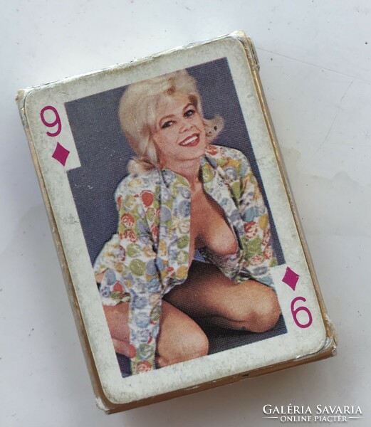 Old erotic pin up rummy card