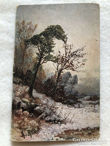 Antik, régi képeslap - 1918                           -6.