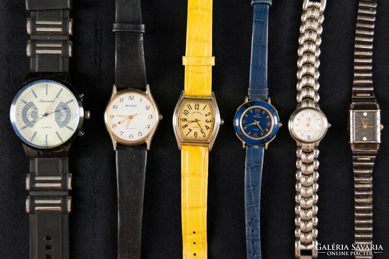6 mixed watches (5 women's, 1 men's)