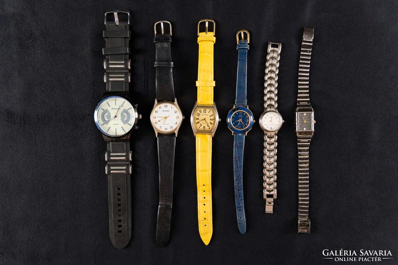 6 mixed watches (5 women's, 1 men's)