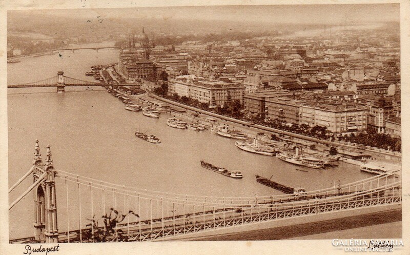 BP - 019 "Budapest - Te csodás" a 30-40-es évekből ---  Látkép 1942