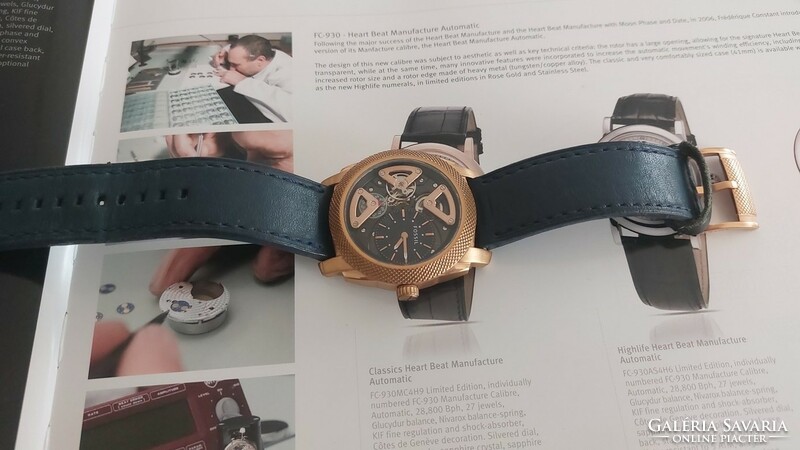 (K) beautiful fossil ffi watch with steel case