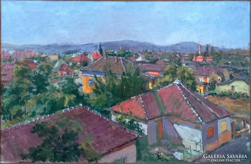 Vörös Géza (1897-1957) : Budai házak