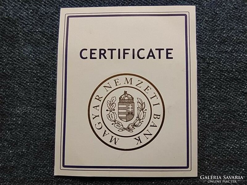 Szigetvár Castle .925 Silver HUF 10,000 2016 certificate (id58798)