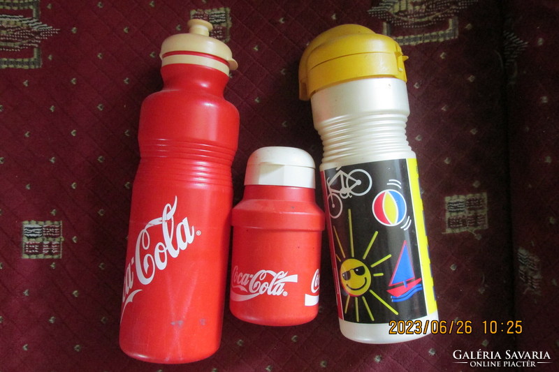 3 Coca-Cola bottles
