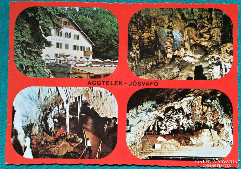 Aggtelek - fortune teller, postmarked postcard, 1976