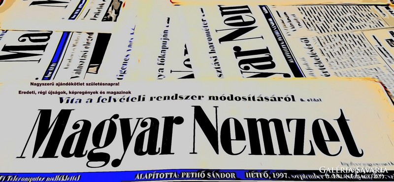 2021 December 16 / Hungarian nation / birthday newspaper (original newspaper!) No.: 20923