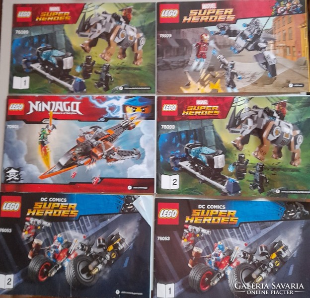 20 LEGO füzet + 1 Marvel