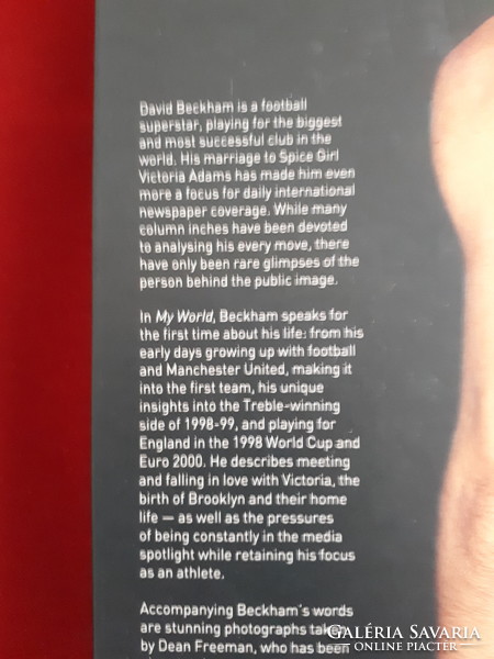 David Beckham: my world biography and photo album in English
