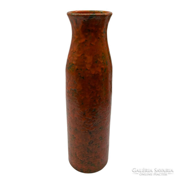 Tófej large orange vase - m1413