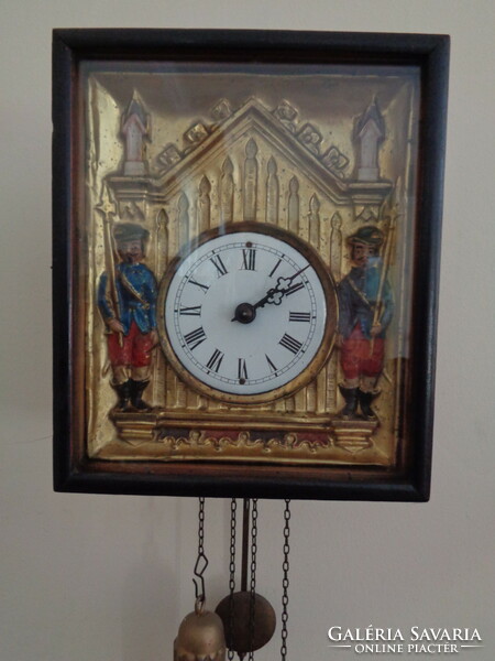 Rare antique pendulum wall clock ca 1880
