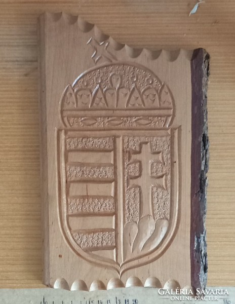 Wooden coat of arms