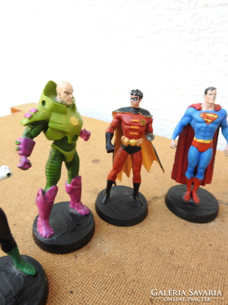 Retro toy soldier collection - lead soldiers - comic book heroes - batman - superman etc... Together