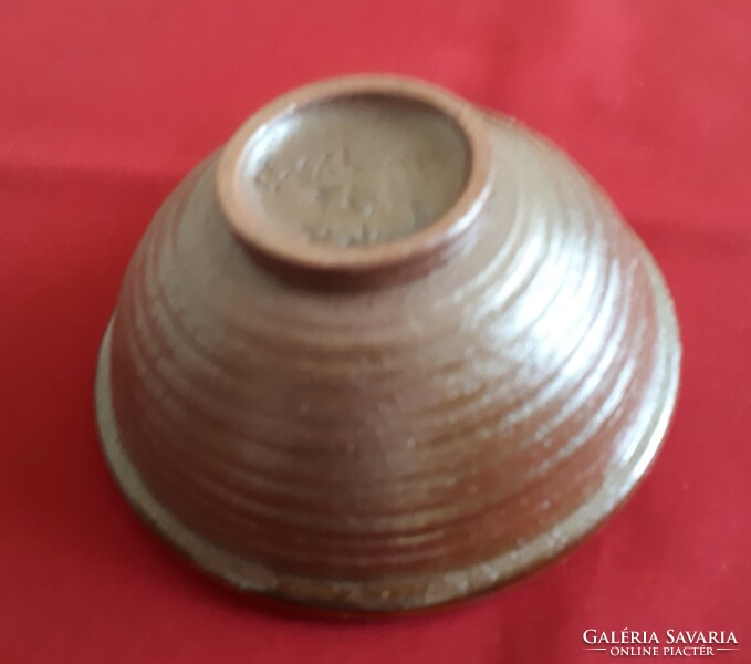 Finnish applied art ceramic bowl