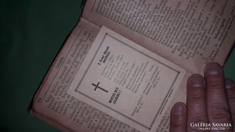 1915.Stampay János - Kath. egyházi énekek, imák, temetési szertartások könyv  képek szerint KÖBÖLKÚT