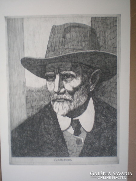 Albert Szent-győrgyi etching! And etchings of composers