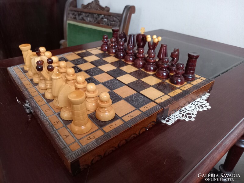 Fa sakk készlet
