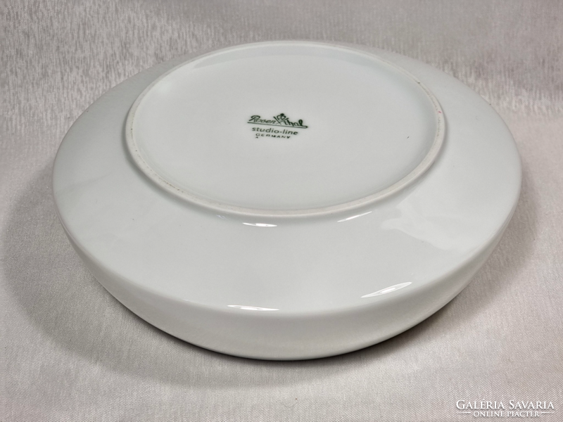 Rosenthal white glazed porcelain bowl studio line 1969 designed by Walter Gropius