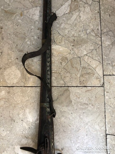 Turkish, Balkan Janissary flintlock rifle, mother-of-pearl inlay, 130 cm, xviii. No. Beginning