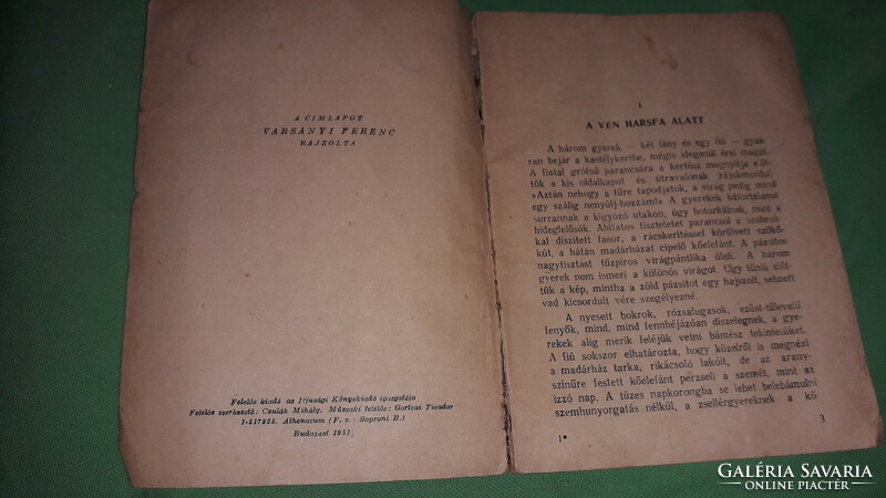 1951. Sándor Lestyán teleki blanka - biographical novel book according to the pictures youth book publisher