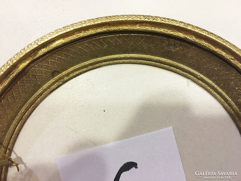 Bronze dial and door ring for Empire, Biedermeier table or frame clocks /from clock heritage/