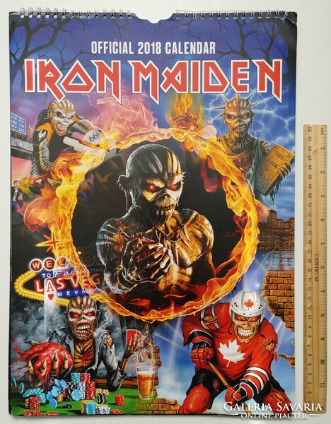 Iron maiden - 2018 official wall calendar - official calendar