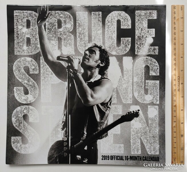 Bruce Springsteen - 2019-os hivatalos falinaptár - Official Calendar