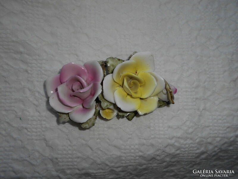Capodimonte porcelain roses