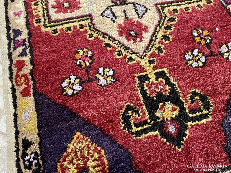 Antique Anatolian carpet 102x50 cm