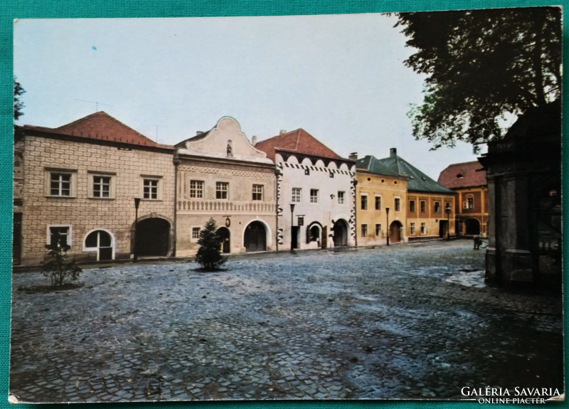 Kőszeg, jurisich tér, postal clean postcard, 1979