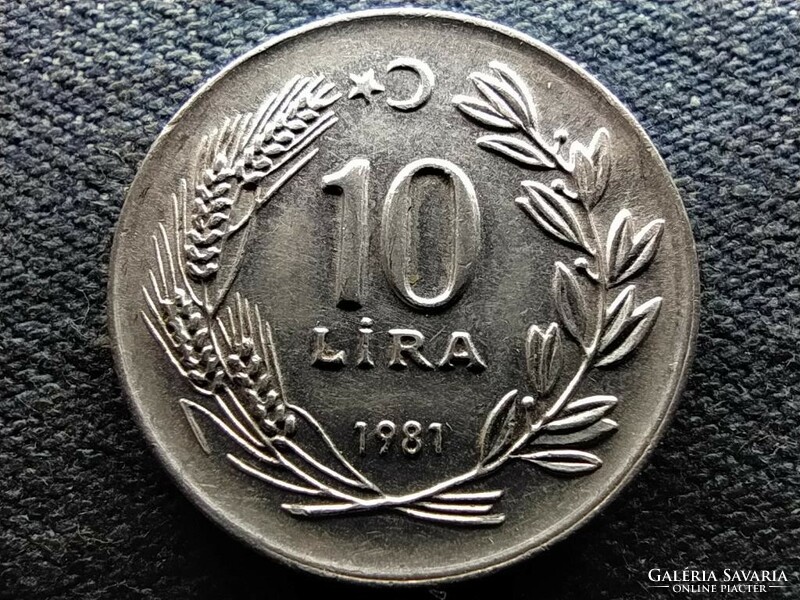 Republic of Turkey (1923-) 10 lira 1981 (id66595)