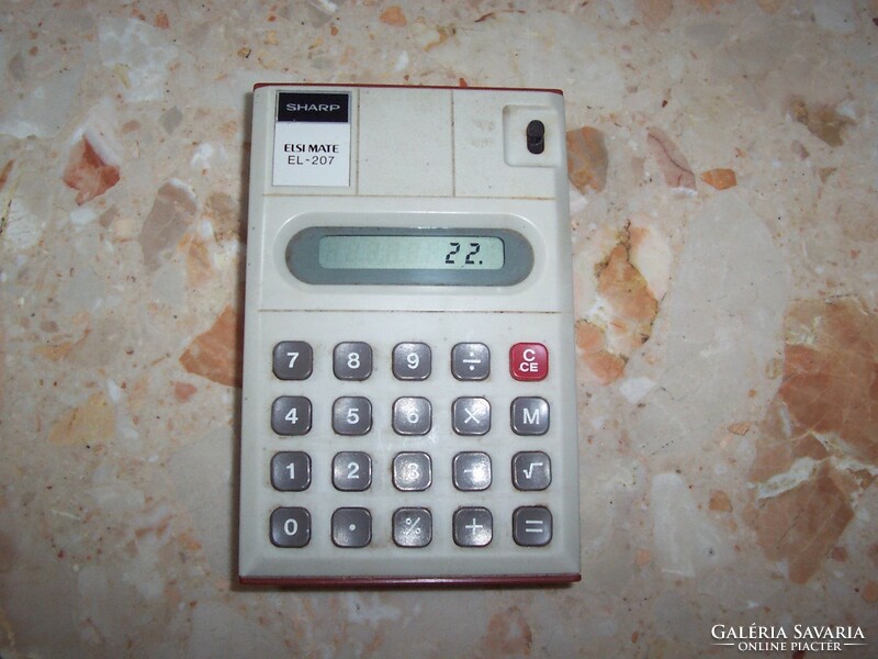 Japanese sharp elsi mate away 207 calculator
