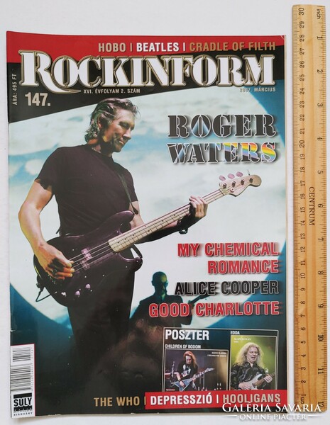 Rockinform magazine 07/3 roger waters basic bodom beatles hobo who chemical romance hooligans cradle