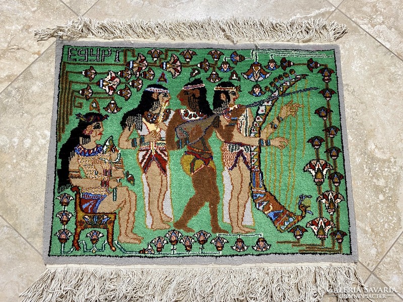 Egyptian hand-knotted carpet