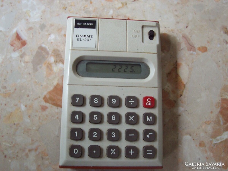 Japanese sharp elsi mate away 207 calculator